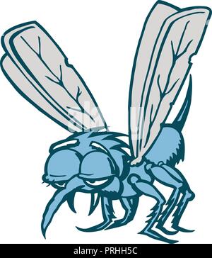 Vector illustration of Cartoon Mosquito Stock Vector Image & Art - Alamy