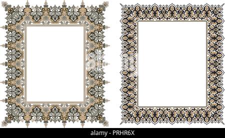 square elegant frame.. Vector Illustration. Stock Vector