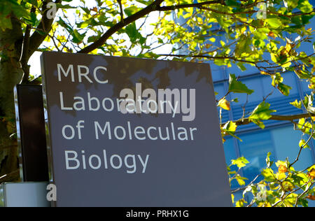MRC laboratory of molecular biology, cambridge biomedical campus, england Stock Photo