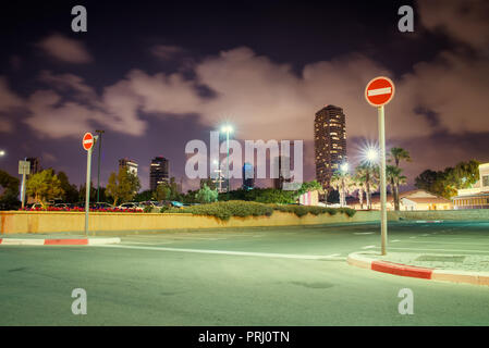 Parking in Tel Aviv Stock Photo