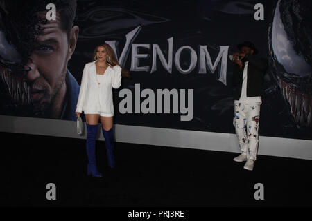 Allison Holker, Stephen Boss 10/01/2018 The World Premiere of "Venom