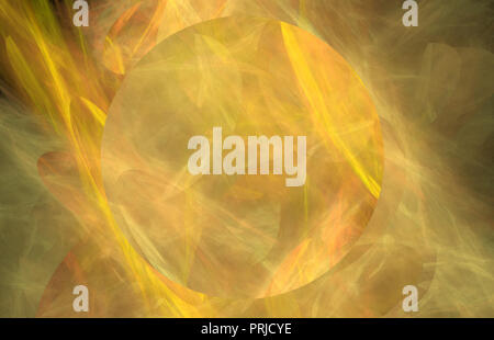 Abstract fractal texture with circle. Fantasy fractal texture. Digital art. 3D rendering. Computer generated image. Stock Photo