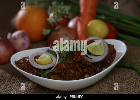 Kerala Chicken curry Stock Photo