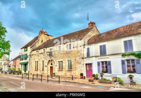 Traditional houses in the old town of Provins, France Stock Photo