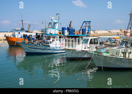 TEL AVIV, ISRAEL - JUNE 5, 2015: Jaffa - the ancient port, historical city of the Middle East, which today lies within Tel Aviv. June 5, 2015. Tel Avi Stock Photo