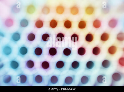Abstract blurred background made of drinking straws. Stock Photo