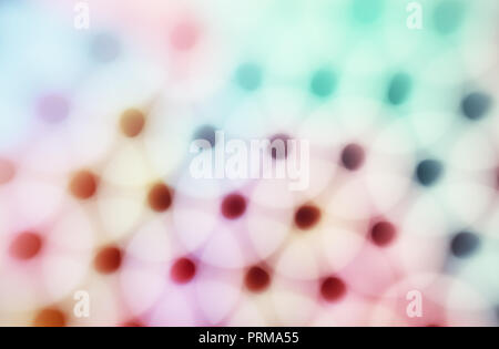 Abstract blurred background made of drinking straws. Stock Photo