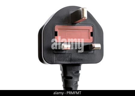 Electric plug isolated on the white background Stock Photo