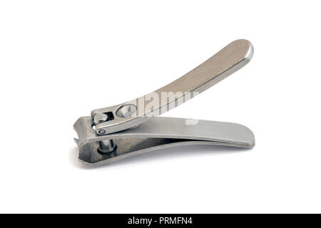 Nail clippers isolated on white background Stock Photo