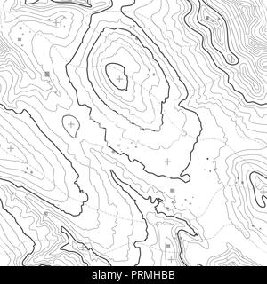 Seamless pattern. Topographic map background with space for copy Seamless  texture. Line topography map contour background , geographic grid .  Mountain hiking trail over terrain . 13977376 Vector Art at Vecteezy
