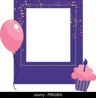 Happy Birthday Frame Stock Vector Image Art Alamy