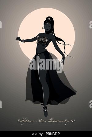 belly dancer silhouette clip art