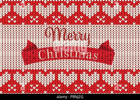 Cool Retro Christmas Jumper Design Stock Photo