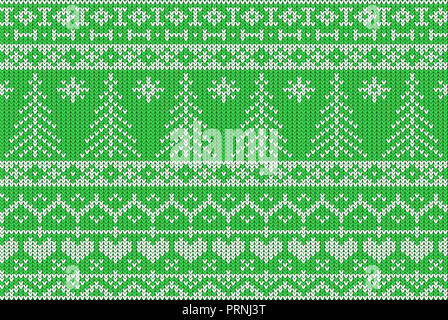 Cool Retro Christmas Jumper Design Stock Photo