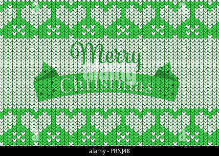 Cool Retro Christmas Jumper Design Stock Photo