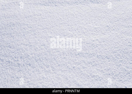 background of fresh snow texture in blue tone. white texture of freshly fallen snow Stock Photo