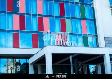 Hilton Hotel, Terrace Road, Bournemouth, Dorset, UK, 2018 Stock Photo