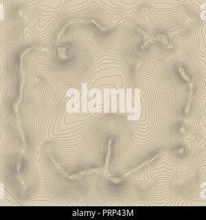 Topographic map background with space for your copy Stock Vector