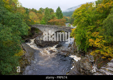 River Moriston, Invermoriston, Inverness shire, Scotland, United Kingdom Stock Photo