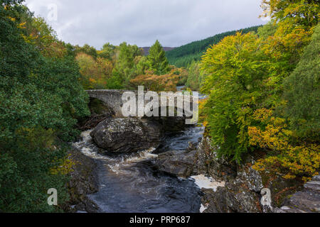 River Moriston, Invermoriston, Inverness shire, Scotland, United Kingdom Stock Photo