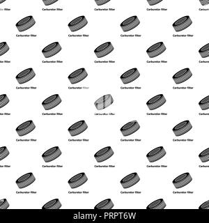 Car air filters pattern vector seamless Stock Vector