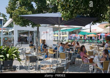 Wien, An-Do am Brunnenmarkt - Vienna, Restaurant An-Do, Brunnenmarkt, Market Stock Photo