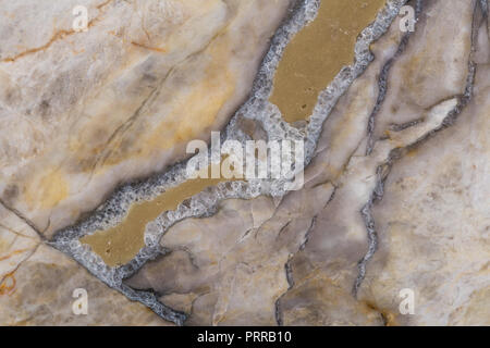 natural beautiful marble in contrasting colors warm, saturated shades, marble background texture, closeup, marble set with fifteen photographs Stock Photo