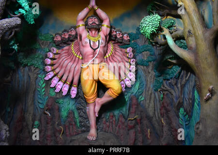 Very Famous And Among The Tallest Statue Of Lord Shiva Meditating In Lotus  Pose With Trident