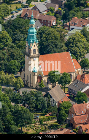 Catholic Hall Church St. Johannes, Sassenberg, Münsterland, North Rhine-Westphalia, Germany Stock Photo