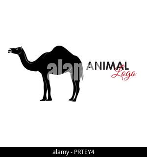 Camel icon logo symbol vector illustration Stock Vector