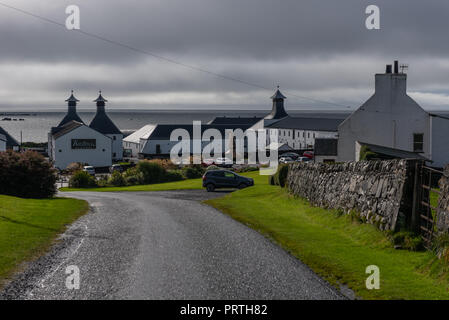 Ardbeg Distillery on the Isle of Islay Scotland Stock Photo