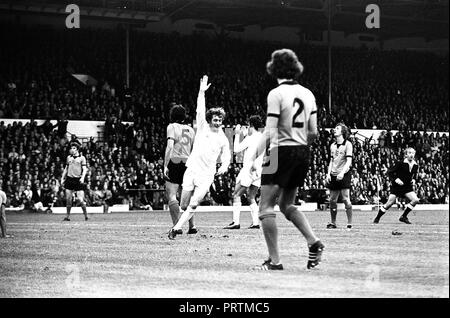 Leeds Utd v Wolves 1974 Stock Photo
