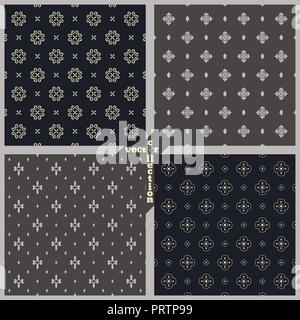Vector seamless pattern. Luxury elegant texture. Pattern can be used as a background, wallpaper, wrapper, page fill, element of ornate decoration Stock Vector