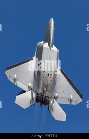 F-22 Raptor Armed Fighter Jet on a combat mission. F22 Raptor jet ...