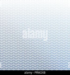Abstract background of blue color in the form of a wave of dashes. Stock Vector