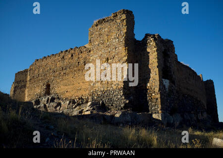 Castle of Trasmoz near Moncayo mountain, in Zaragoza, Aragon, Spain. Gustavo Adolfo Becquer route. Stock Photo