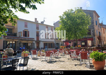 Village de Cabris, Arriere pays Grassois, 06, Alpes-Maritimes, PACA, Stock Photo