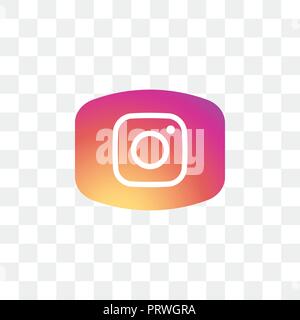 Instagram social media icon design template vector Stock Vector