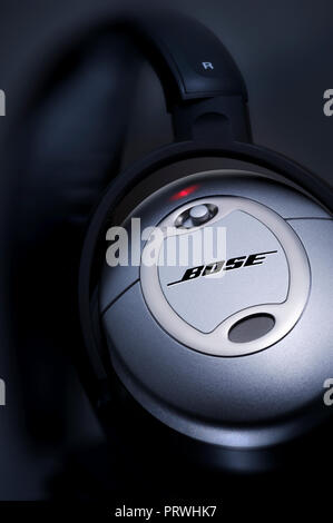 Bose Quiet Comfort 2 On Red LED Stock Photo