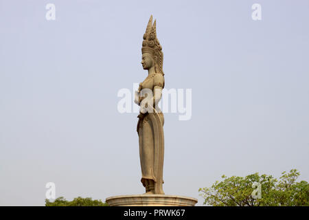 Buddha statue (used as amulets of Buddhism religion) in the city of Siem Reap in northwestern Cambodia, Asia. Stock Photo
