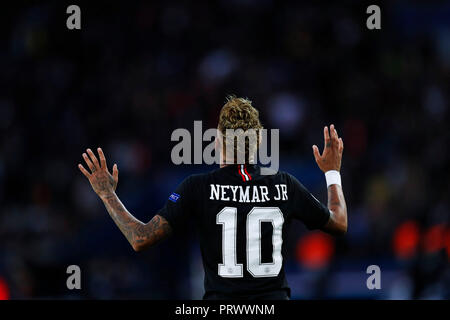 Marko Marin (Crvena Zvezda) scored a goal during the UEFA Champions League,  Group C football match between Paris Saint-Germain and Crvena Zvezda on  October 3, 2018 at Parc des Princes stadium in