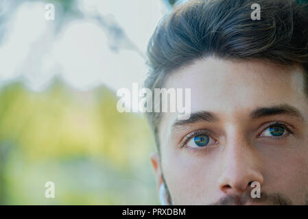 Close-up young man Stock Photo