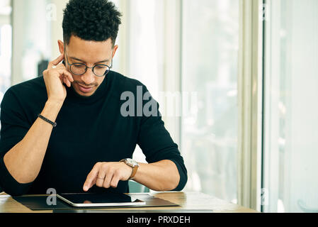 Close-up of businessman Stock Photo