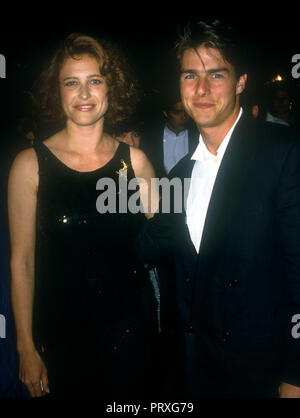 Los Angeles. Tom Cruise and first wife Mimi Rogers. Ref: Credit: LMK / MediaPunch LMK. 1980s. Credit: LMK / MediaPunch.Credit: LMK / MediaPunch Stock Photo