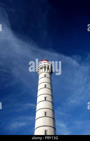 Ancient lighthouse. One of the several lighthouses of the portuguese coast. Stock Photo