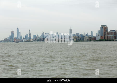 Manhattan Skyline. New York City View. Stock Photo