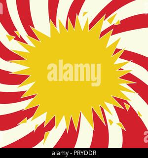 Flat design business Vector Illustration concept template copy space text for Ad website esp isolated 3d isometric. Blank Exploding Cracking Breaking  Stock Vector