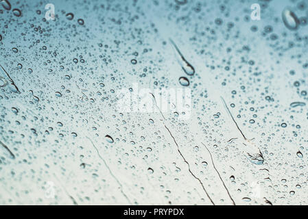 Raindrops on window Stock Photo
