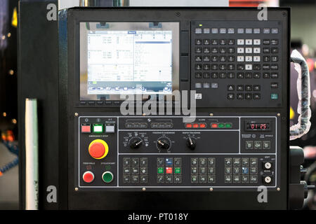 high technology Industrial Machine control by PLC programing logical control for manufacturing, The PLC Computer,PLC programable logic controler, Stock Photo