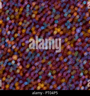 Multicolors bokeh. Vintage style. Seamless square texture. High resolution photo. Stock Photo